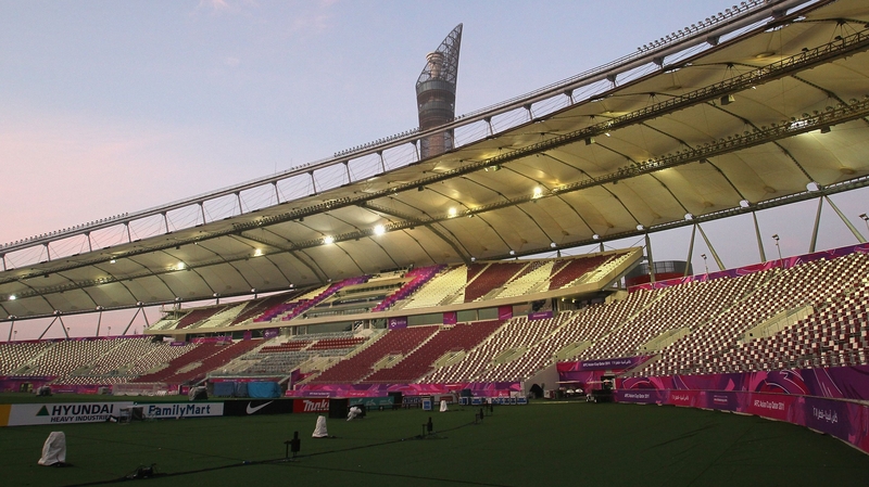 A view of the Khalifa Stadium in Doha - one of the venues for the 2022 World Cup