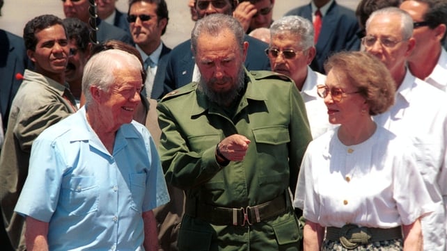 In 2002, Jimmy Carter became the first senior US political figure to visit Cuba