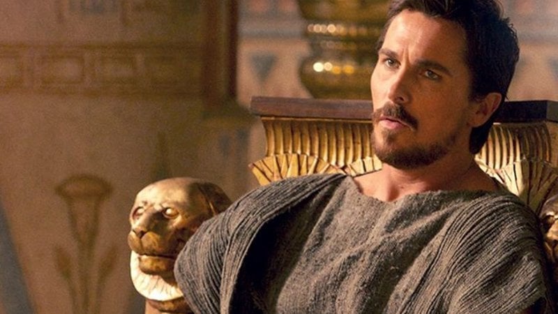 Christian Bale as Moses in Exodus: Gods and Kings
