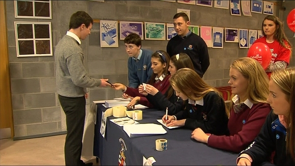 Limerick students give up phones for Childline