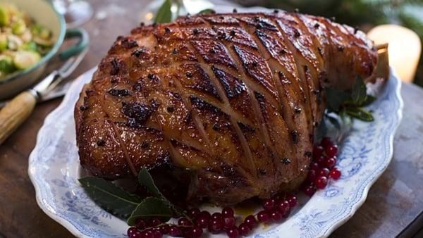 Christmas Feast: Plum and Star Anise-Glazed Ham