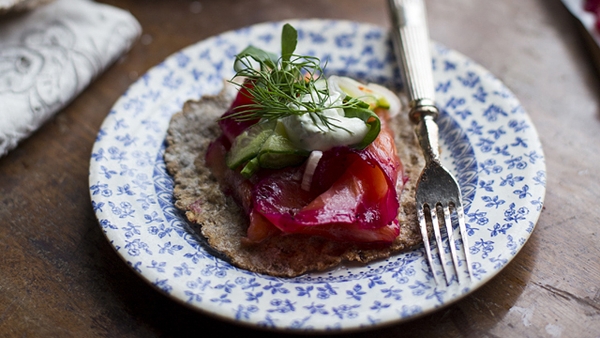Christmas Feast: Honey Mustard Beetroot Gravadlax