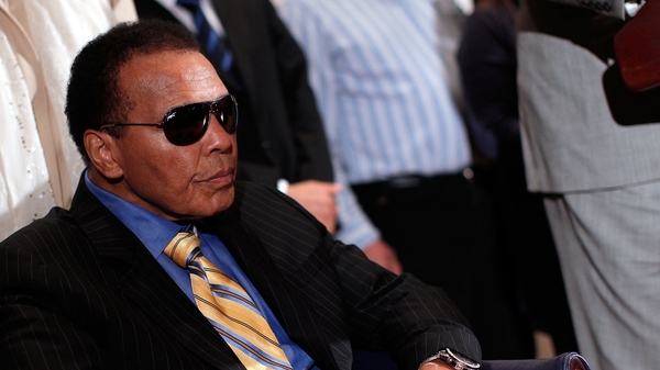 Muhammad Ali was taken into hospital with a respiratory issue