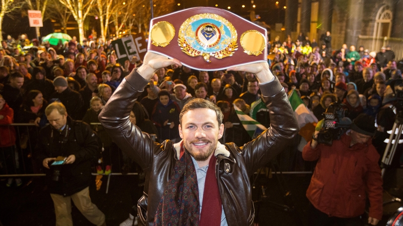 Andy Lee became WBO world middleweight champion in December