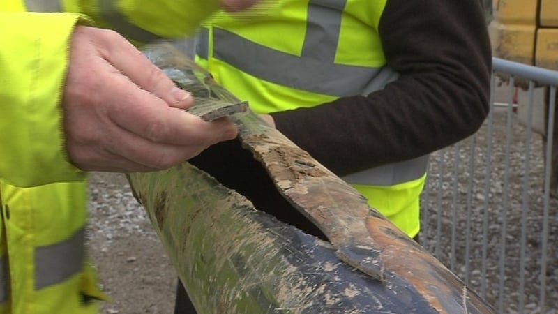 According to the State of Ireland 2016 report, the average age of a water main in Ireland is 75 years