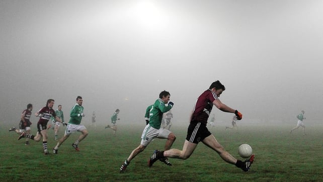 Closer to home, there were foggy conditions for St Mary's and Fermanagh in the McKenna Cup