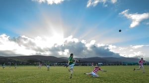 Kerry's Mikey Geaney under pressure from Thomas Hegarty of CIT during the McGrath Cup Semi-Final