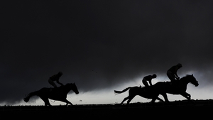 Runners ease down after finishing at Leopardstown racecourse
