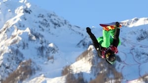 Ireland's Seamus O'Connor in action at the Men's Slopestyle Snowboarding