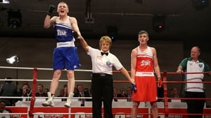 Dean Walsh jumps for joy as he is declared the winner over Michael Nevin at the Elite Championships