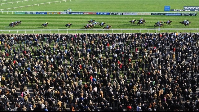 Whisper with Nico de Boinville on board wins the Coral Cup during Ladies Day at Cheltenham Festival