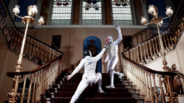 Young fencers learn their skills on the streets