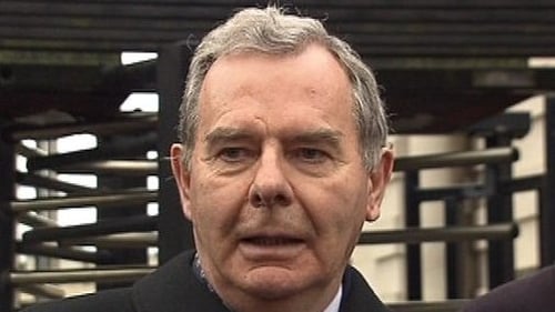 Sean Quinn appeared remotely from his solicitor's office