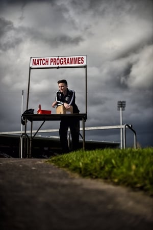 Cain Bradley helps out selling programmes ahead of the Ulster SFC quarter-final game between Omagh and Crossmaglen