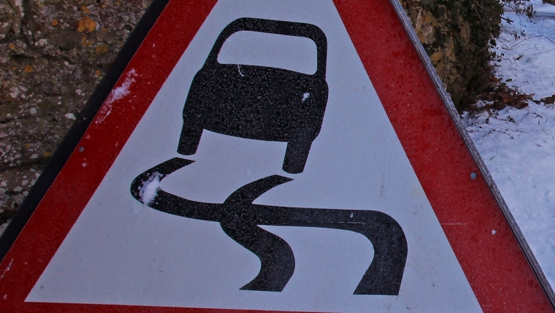 Slippery and snow covered roads expected around country as cold snap expected