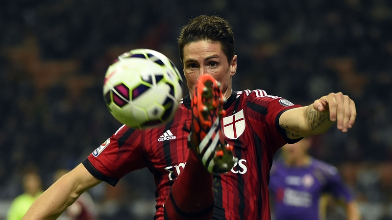 Fernando Torres is currently on a two-year loan deal with AC Milan