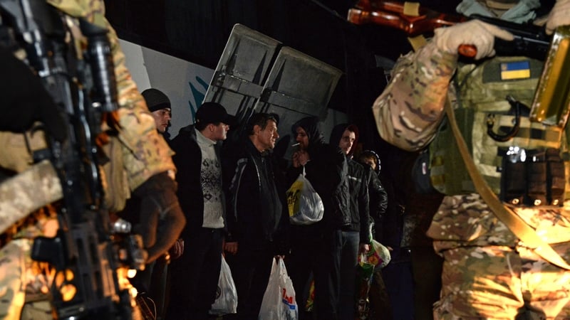 German Chancellor Angela Merkel welcomed a prisoner exchange between Ukrainian government and separatists in the east of the country