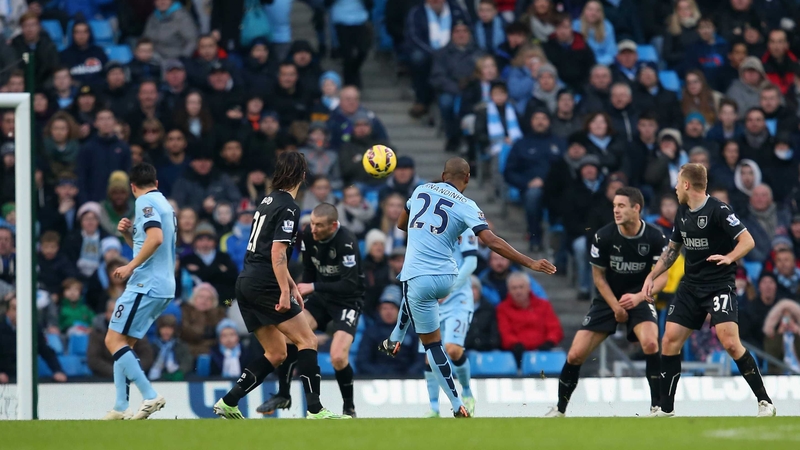Man City's Fernandinho scored a Christmas cracker for Man City