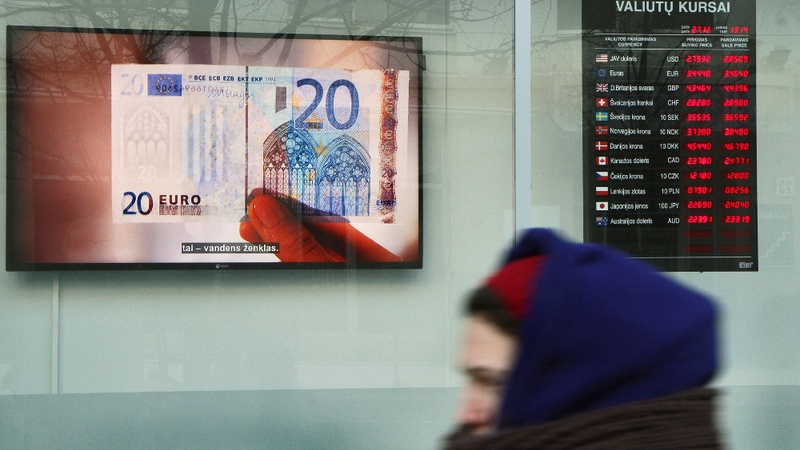 Lithuania replaced the litas with the euro at midnight local time