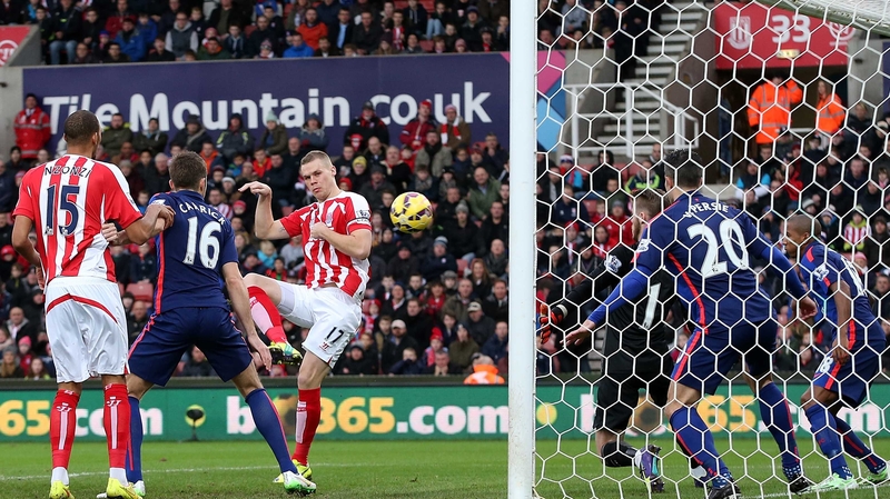 Ryan Shawcross had Stoke in front inside the first two minutes