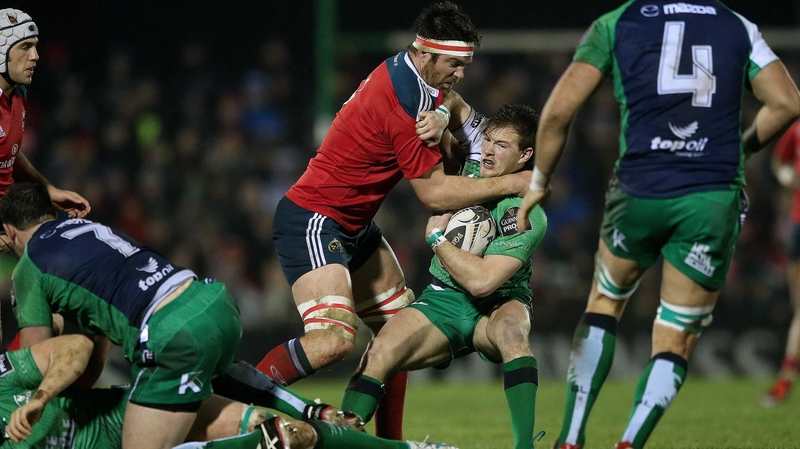 Billy Holland in action for Munster