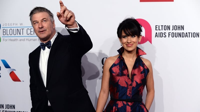 Alex and Hilaria Baldwin pictured in 2015