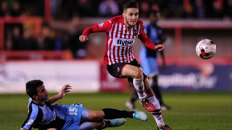 Matt Grimes made his Exeter debut in August 2013