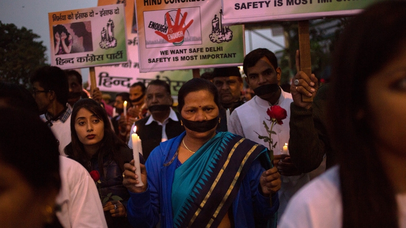 Millions of Indians have demanded official action to reduce the number of assaults on women
