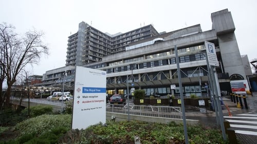 The healthcare worker is being monitored at the Royal Free Hospital in London