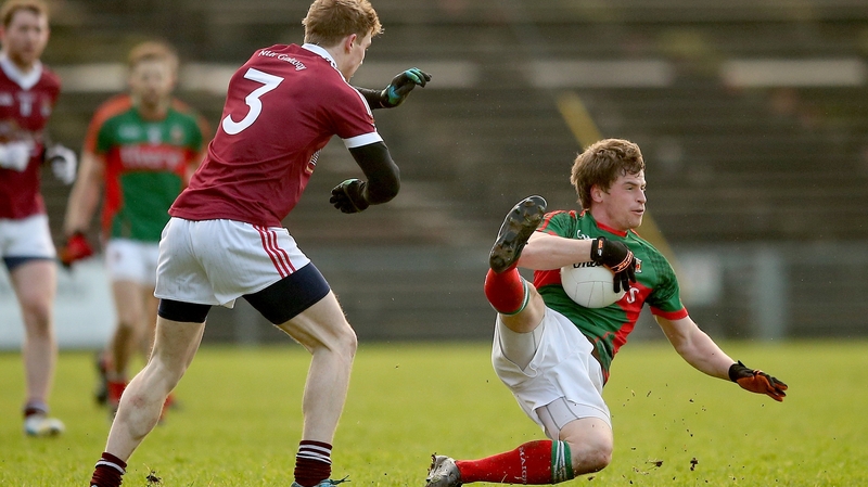 NUIG's Kevin McDonald and Neil Douglas of Mayo