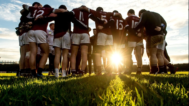 NUIG after their narrow defeat to the Mayo men