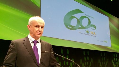 Eddie Downey said farm families were very worried about their incomes