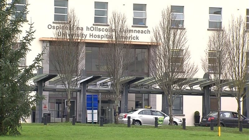 The woman was treated at the scene before being taken to University Hospital Limerick