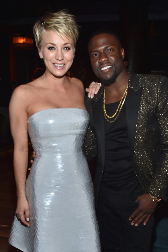 Kaley Cuoco-Sweeting; Kevin Hart