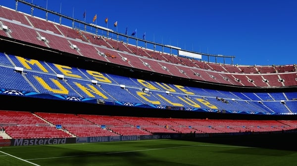 Barcelona squad hold minute silence tribute for victims