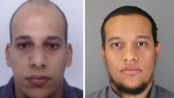 Cherif Kouachi (left) and his brother Said killed 12 people in the attack on the Charlie Hebdo magazine