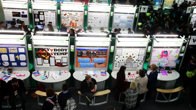 The exhibition opened to the public today