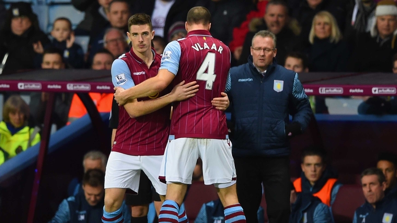 Ciaran Clark replacing the injured Ron Vlaar last week