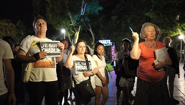 People gather in Sydney to pay their respects to the victims of the attack