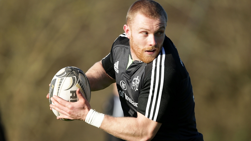 Keith Earls is set to return from a long-term knee injury