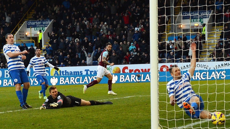 Danny Ings hit what proved to be the winner at Turf Moor