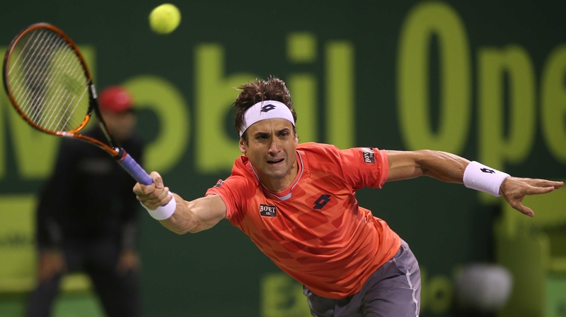 David Ferrer won in straight sets over Tomas Berdych