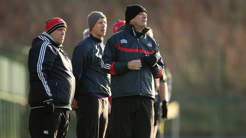 Jimmy Barry-Murphy and his backroom team watch on as the Rebels get their year off to a winning start against UL