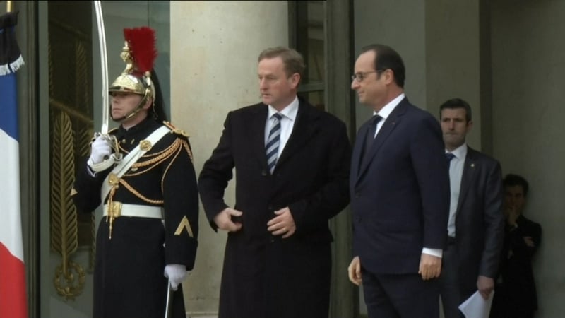 Taoiseach Enda Kenny said he was in Paris to defend tolerance and humanity against hatred and extremism