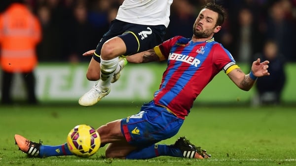 Damien Delaney turned in a solid display in the Crystal Palace defence