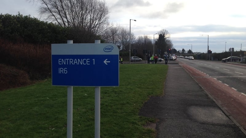 The work at the Intel site is suspended, but work at the National Children's Hospital will continue