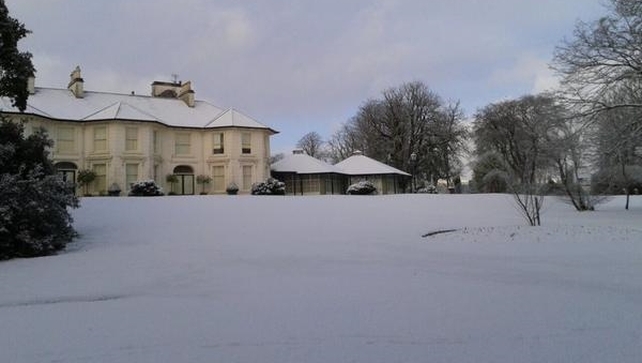 Donegal's Rathmullan House in the snow (Pic: Joseph Whelan)