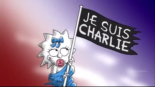 Watch: The Simpsons pay tribute to Charlie Hebdo