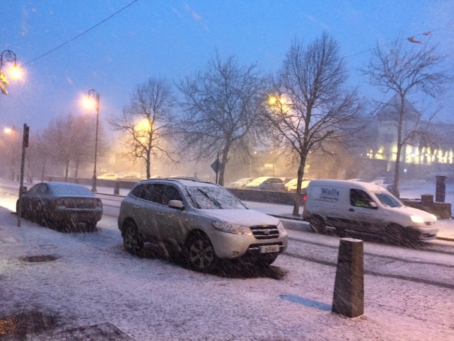 Snow in Carlow (Pic: Lyn Moloney)