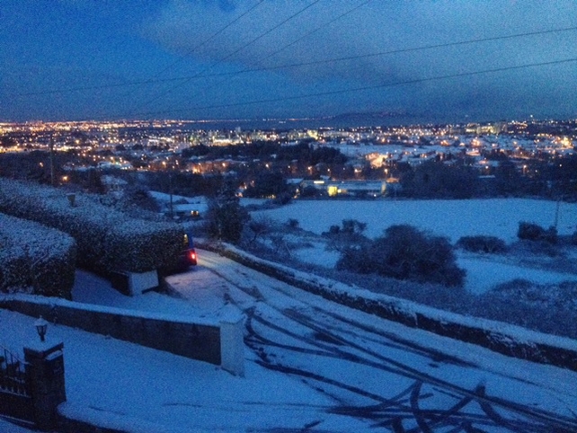 Snow in the Dublin Mountains (Pic: Barbara Fitzgerald)